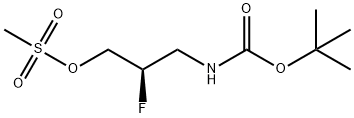 (R)-3-((叔-丁氧羰基)氨基)-2-氟丙基甲磺酸负离子,478285-18-6,结构式