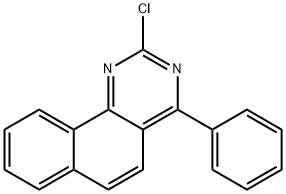 2-chloro-4-phenylbenzo[h]quinazoline Structure