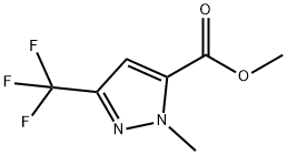 methyl 1-methyl-3-(trifluoromethyl)-1H-pyrazole-5-carboxylate Structure
