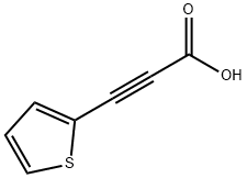 3-(チオフェン-2-イル)プロプ-2-イン酸 化学構造式