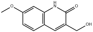 3-Hydroxymethyl-7-methoxy-quinolin-2-ol Structure