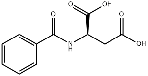 苯甲酰-D-天冬氨酸, 4915-59-7, 结构式