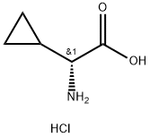 R-2-Cyclopropylglycine hydrochloride Struktur