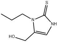 (2-Mercapto-1-propyl-1H-imidazol-5-yl)methanol, 497855-87-5, 结构式