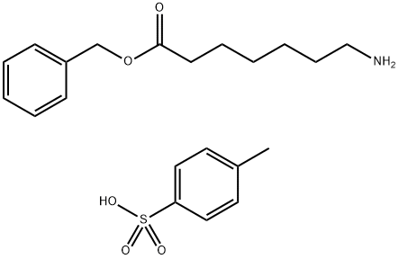 7-氨基庚酸苄酯对甲苯磺酸盐, 497937-10-7, 结构式