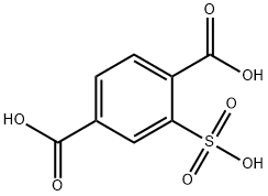 2-磺酸基对苯二甲酸, 4991-22-4, 结构式