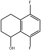 5,8-DIFLUORO-1,2,3,4-TETRAHYDRONAPHTHALEN-1-OL Struktur