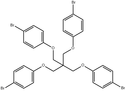 Tetrakis[(4-bromophenoxy)methyl]methane Struktur
