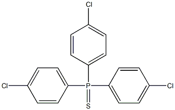 Phosphine sulfide, tris(4-chlorophenyl)- 结构式