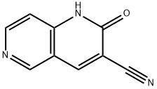 2-oxo-1,2-dihydro-1,6-naphthyridine-3-carbonitrile Struktur