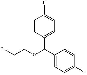 Benzene, 1,1'-[(2-chloroethoxy)methylene]bis[4-fluoro- Structure