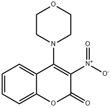 4-(吗啉-4-基)-3-硝基-2H-色烯-2-酮, 50527-34-9, 结构式