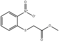 methyl 2-((2-nitrophenyl)thio)acetate Struktur