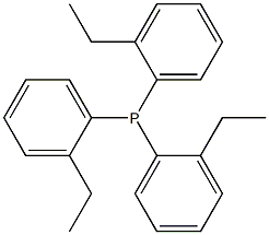 Phosphine, tris(2-ethylphenyl)- Structure