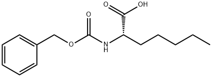 N-Cbz-S-2-amino-Heptanoic acid Structure