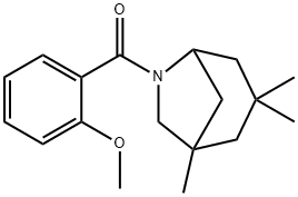 (2-methoxyphenyl)(1,3,3-trimethyl-6-azabicyclo[3.2.1]oct-6-yl)methanone Structure