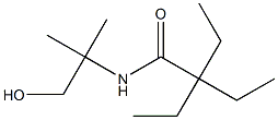 N-(1,1-二甲基-2-羟乙基)-2,2-二乙基丁酰胺 结构式