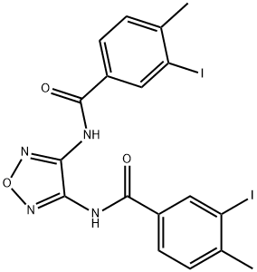 N,N'-1,2,5-oxadiazole-3,4-diylbis(3-iodo-4-methylbenzamide)|