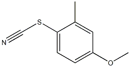 Thiocyanic acid, 4-methoxy-2-methylphenyl ester,51537-78-1,结构式