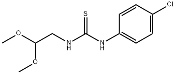 1-(4-chlorophenyl)-3-(2,2-dimethoxyethyl)thiourea Structure