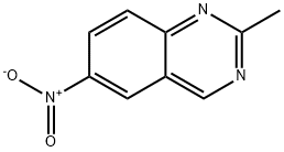 2-甲基-6-硝基喹唑啉, 515832-80-1, 结构式