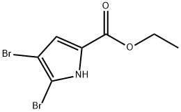 ethyl 4,5-dibromo-1H-pyrrole-2-carboxylate,516465-86-4,结构式