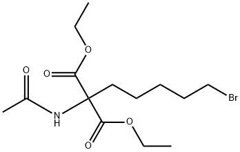 Propanedioic acid, (acetylamino)(5-bromopentyl)-, diethyl ester