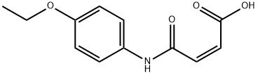(Z)-4-((4-ethoxyphenyl)amino)-4-oxobut-2-enoic acid 结构式