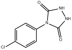 4-(4-Chloro-phenyl)-[1,2,4]triazolidine-3,5-dione Struktur