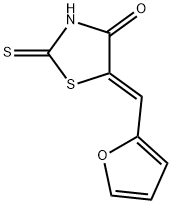 (Z)-5-(furan-2-ylmethylene)-2-thioxothiazolidin-4-one Structure