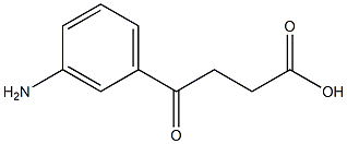 4-(3-aminophenyl)-4-oxobutanoic acid Structure