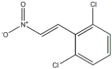1,3-dichloro-2-[(E)-2-nitroethenyl]benzene Structure