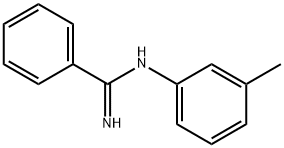 N-(3-メチルフェニル)ベンズアミジン 化学構造式