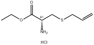 S-烯丙基-L-半胱氨酸乙酯盐酸盐, 52386-57-9, 结构式