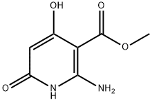 methyl 2-amino-4,6-dihydroxynicotinate Struktur