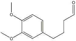 4-(3,4-dimethoxyphenyl)butanal 结构式