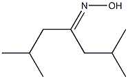 N-(2,6-dimethylheptan-4-ylidene)hydroxylamine Struktur