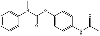 4-acetamidophenyl methyl(phenyl)carbamate Structure