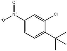 2-氯-4-硝基叔丁基苯 结构式