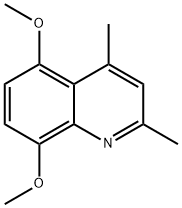Quinoline,5,8-dimethoxy-2,4-dimethyl- Structure