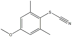 Thiocyanic acid, 4-methoxy-2,6-dimethylphenyl ester,5285-96-1,结构式