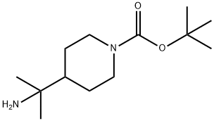 N-BOC-4-(2-氨基丙烷)哌啶 结构式