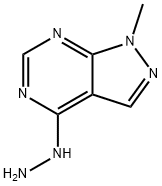 4-肼基-1-甲基-1H-吡唑并[3,4-D]嘧啶,5334-72-5,结构式
