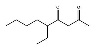 5-乙基壬烷-2,4-二酮,5336-61-8,结构式