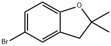 5-bromo-2,2-dimethyl-3H-benzofuran Struktur