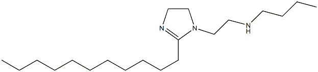 1H-Imidazole-1-ethanamine,N-butyl-4,5-dihydro-2-undecyl-,5342-64-3,结构式