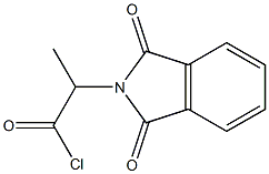 2-(1,3-dioxoisoindolin-2-yl)propanoyl chloride 化学構造式