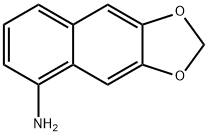 NAPHTHO[2,3-D][1,3]DIOXOL-5-AMINE 结构式