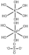 十二水合硫酸铝硫酸钾, 54189-68-3, 结构式