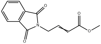 2-Butenoic acid,4-(1,3-dihydro-1,3-dioxo-2H-isoindol-2-yl)-, methyl ester Structure